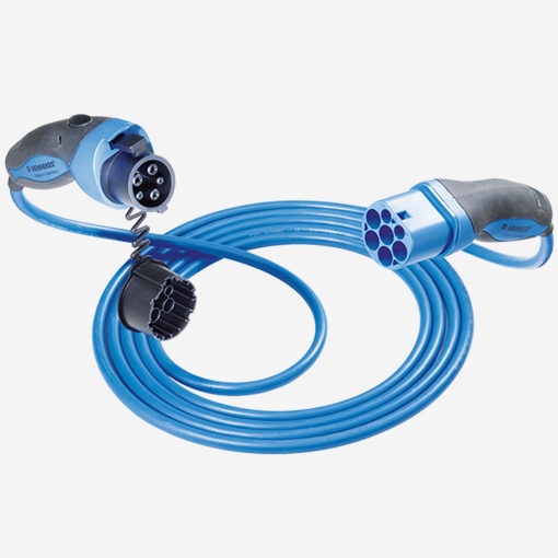 Зарядный кабель Type 1 Mode 3 (7,5м, 20А, 1-фазный)